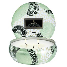 Japonica White Cypress Mini Tin Candle - Świeca 