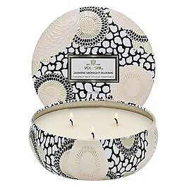 Japonica Jasmine Midnight Blooms 3 Wick Tin Candle - Świeca