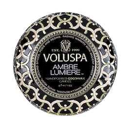 Maison Noir Ambre Lumiere Mini Tin Candle - Świeca 