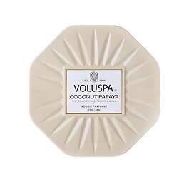 Vermeil Coconut Papaya Octagon Tin Candle - Świeca 