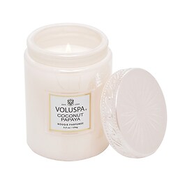 Vermeil Coconut Papaya Small Jar Candle - Świeca 