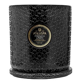 Maison Noir French Linen 5 Wick Candle - Świeca 