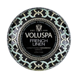 Maison Noir French Linen Mini Tin Candle - Świeca 