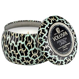 Maison Noir French Linen Mini Tin Candle - Świeca 