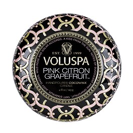 Maison Noir Pink Citron Mini Tin Candle - Świeca 