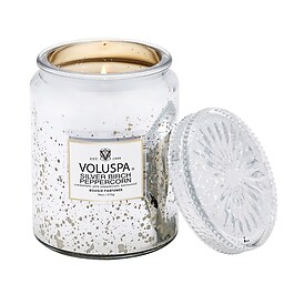 Vermeil Silver Birch Peppercorn Large Jar Candle - Świeca 