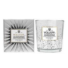 Vermeil Silver Birch Peppercorn Classic Candle - Świeca 