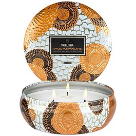 Japonica Spiced Pumkin Latte 3 Wick Tin Candle - Świeca 