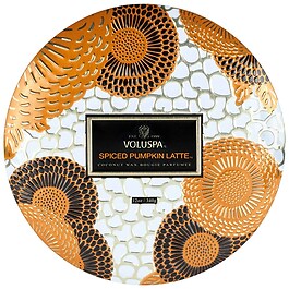Japonica Spiced Pumkin Latte 3 Wick Tin Candle - Świeca 