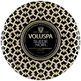 Maison Noir Suede Noir 3 Wick Tin Candle - Świeca 