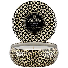 Maison Noir Suede Noir 3 Wick Tin Candle - Świeca 
