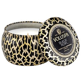 Maison Noir Suede Noir Mini Tin Candle - Świeca 