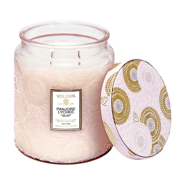 Japonica Panjore Lychee Luxe Jar Candle - Świeca