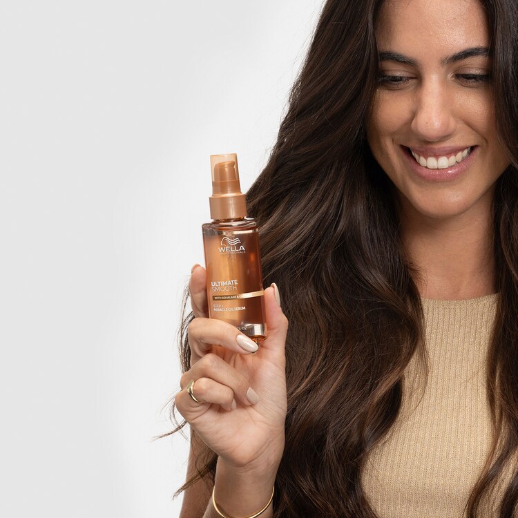 Ultimate Smooth Miracle Oil Serum för torrt, livlöst eller frissigt hår