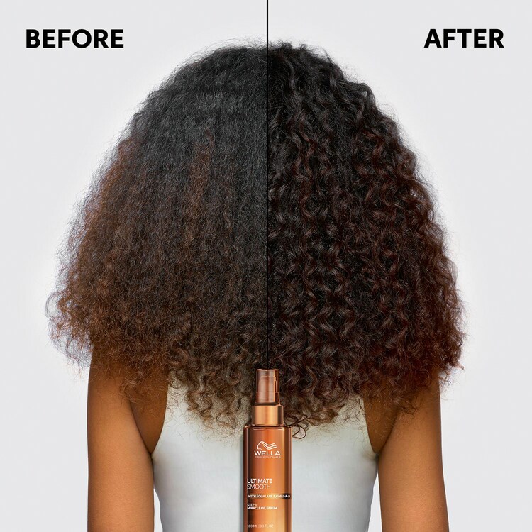 Ultimate Smooth Miracle Oil Serum för torrt, livlöst eller frissigt hår