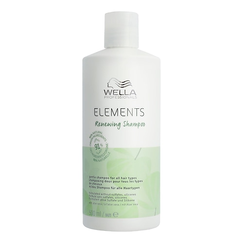 Wella Professionals - Elements -Σαμπουάν αναγέννησης χωρίς θειικά άλατα για όλους τους τύπους μαλλιών | 7.09718e+06 -elements shampoing renewing ml