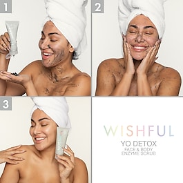 Yo Detox Face & Body Enzyme Scrub - Exfoliant Visage Et Corps Format Voyage
