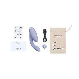 Duo 2 - Rabbit Sex Toy Clitoral Stimulator G-Spot Dual Vibrator