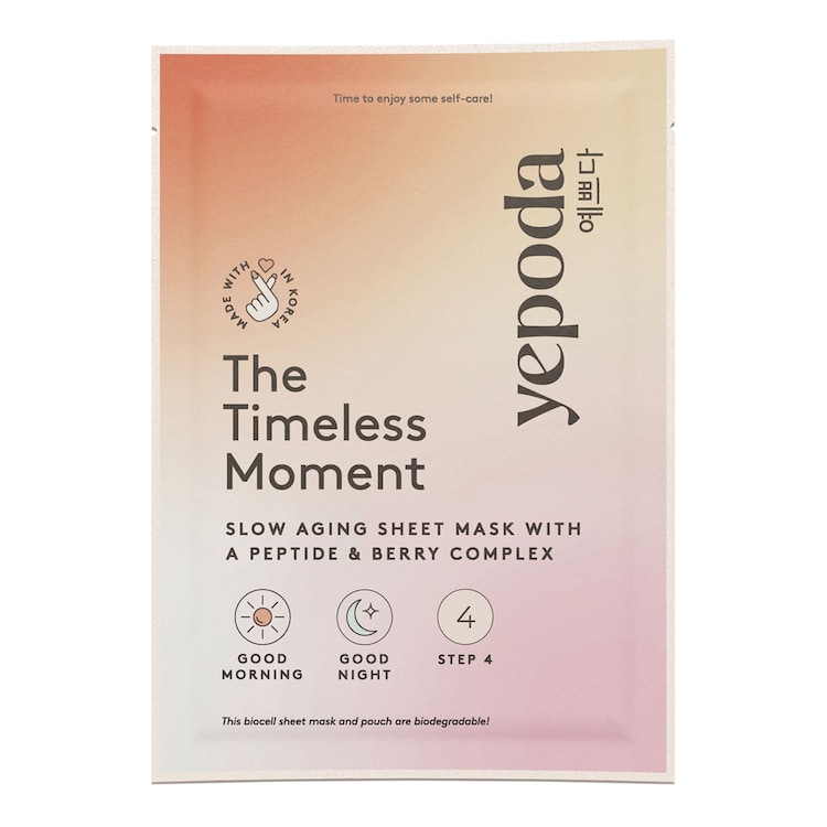 The Timeless Moment – ​​Mascarilla antiedad con complejo de péptidos y bayas