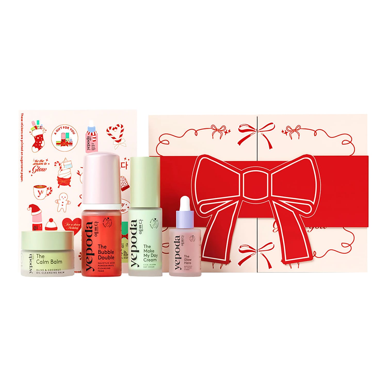 The Winter Glow Set – Podwójne oczyszczanie i nawilżenie i YEPODA