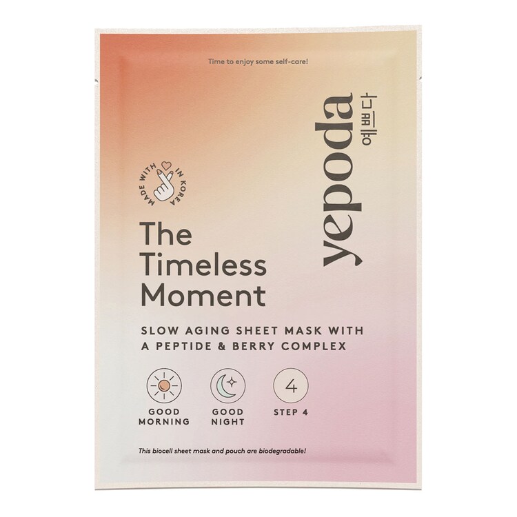 The Timeless Moment – ​​Mascarilla antiedad con complejo de péptidos y bayas