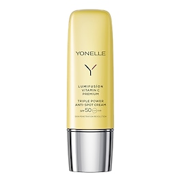 Potrójnie Aktywny Krem SPF50 Przeciw Przebarwieniom Z Witaminą C Premium  - krem