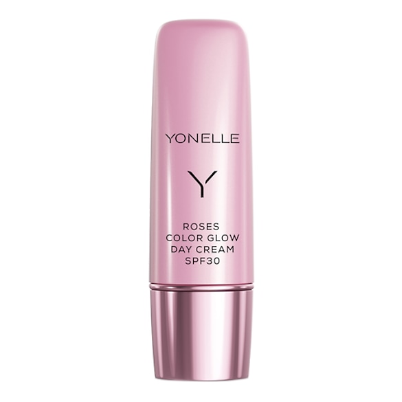 Rozświetlający Krem Color Glow Na Dzień Z SPF 30 - krem przeciwzmarszczkowy, YONELLE