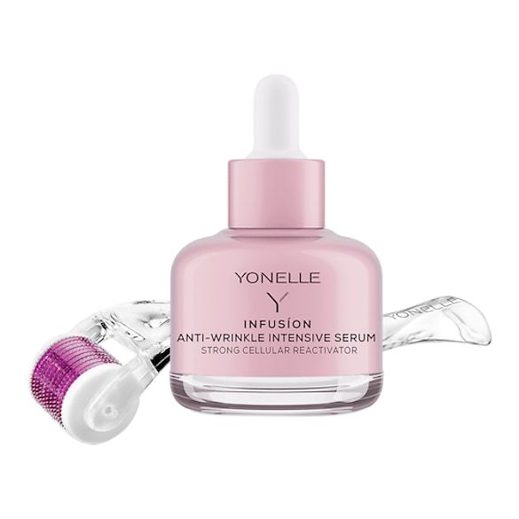 Zabieg Mikronakłuwania Infuzyjnego Mezoroller + Serum - serum na dzień i na noc , YONELLE
