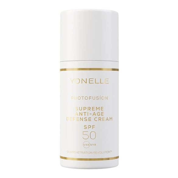 Krem Supreme SPF 50 Z Przeciwzmarszczkową Tarczą Ochronną  - krem na dzień z SPF, YONELLE