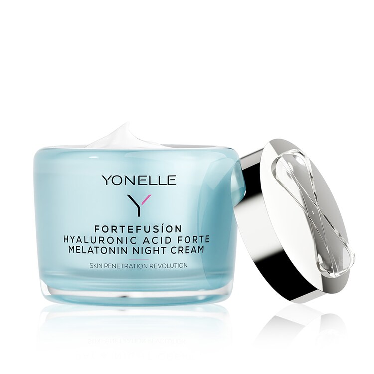 Krem Na Noc Z Melatoniną I Kwasem Hialuronowym Forte - krem regenerujący na noc 