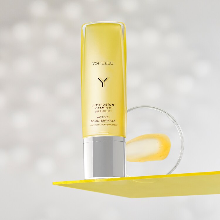 Aktywna Maska Booster Z Witamina C Premium - maska rozświetlająca