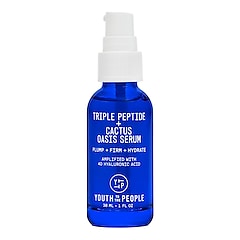 Triple Peptide + Cactus Oasis Serum - Hydrating face and neck serum, YOUTH TO THE PEOPLE
