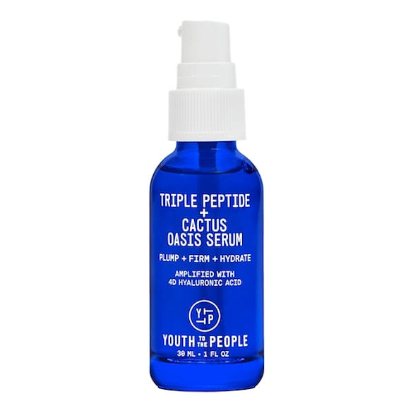 Triple Peptide + Cactus Oasis Serum - Feuchtigkeitsserum für Gesicht und Hals, YOUTH TO THE PEOPLE
