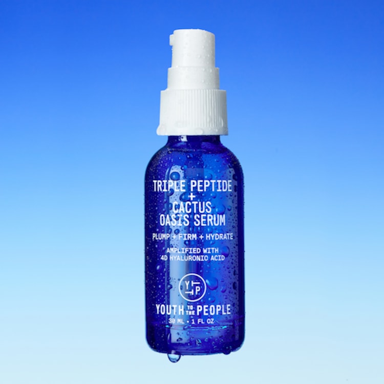 Triple Peptide + Cactus Oasis Serum - Sérum visage et cou hydratant