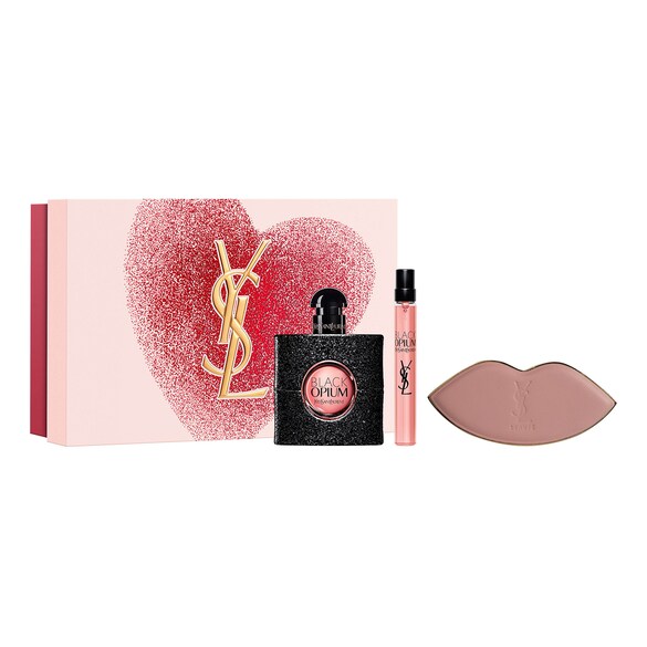 Yves Saint Laurent - Black Opium - Cofanetto Regalo Eau De Parfum - 50ml + 10ml + Specchietto - Donna