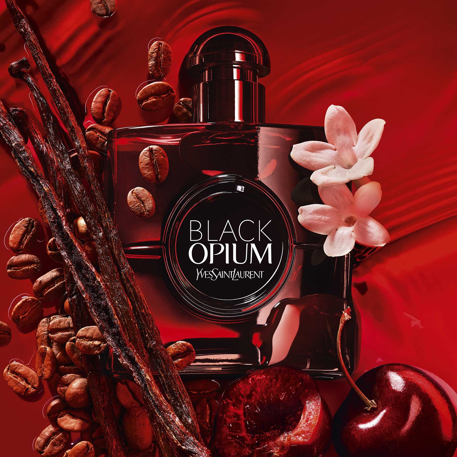 香水(女性用) YSL Black Opium Over Red 90ml Black Opium Over Red YSL - Woda perfumowana dla kobiet (30ml