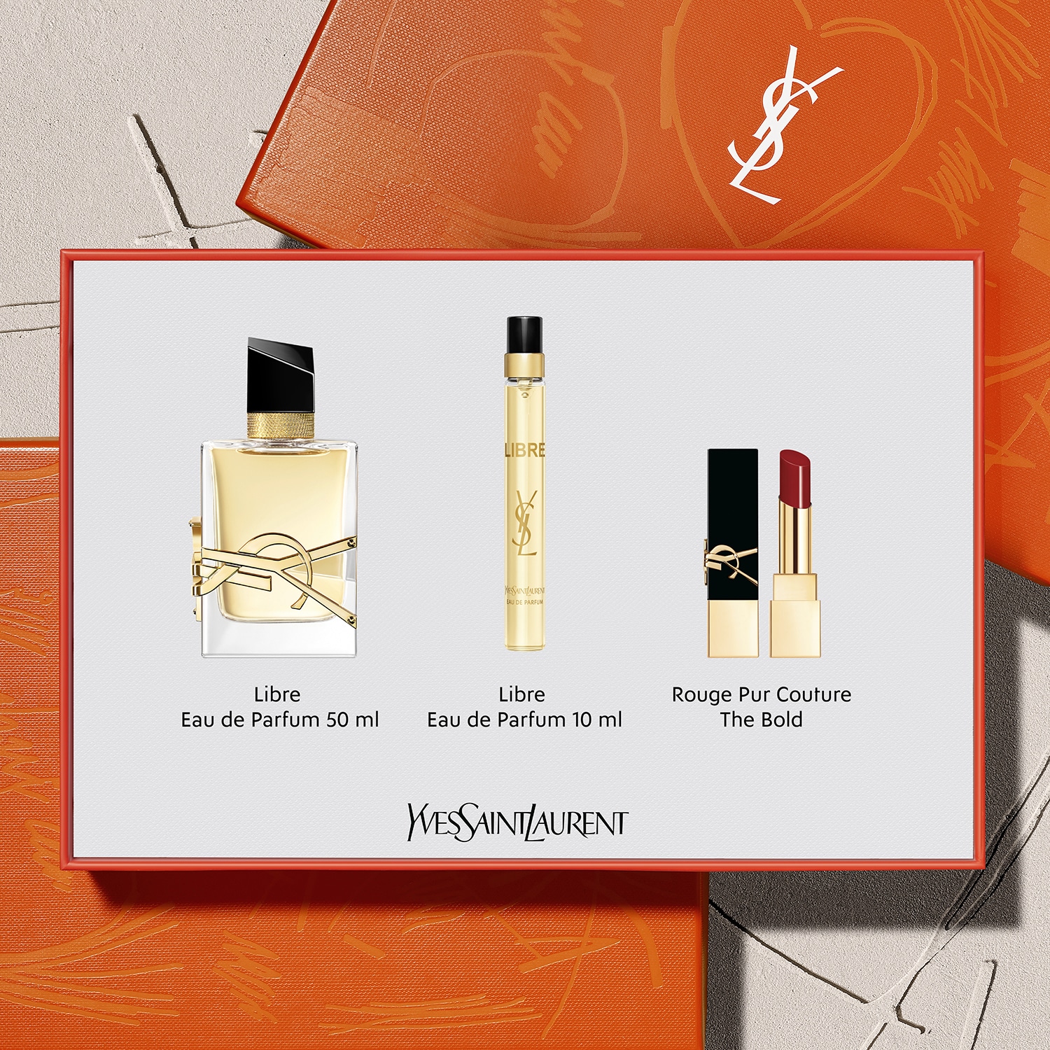 Libre Eau de Parfum & Rouge Pur Couture The Bold Set - Set cadou