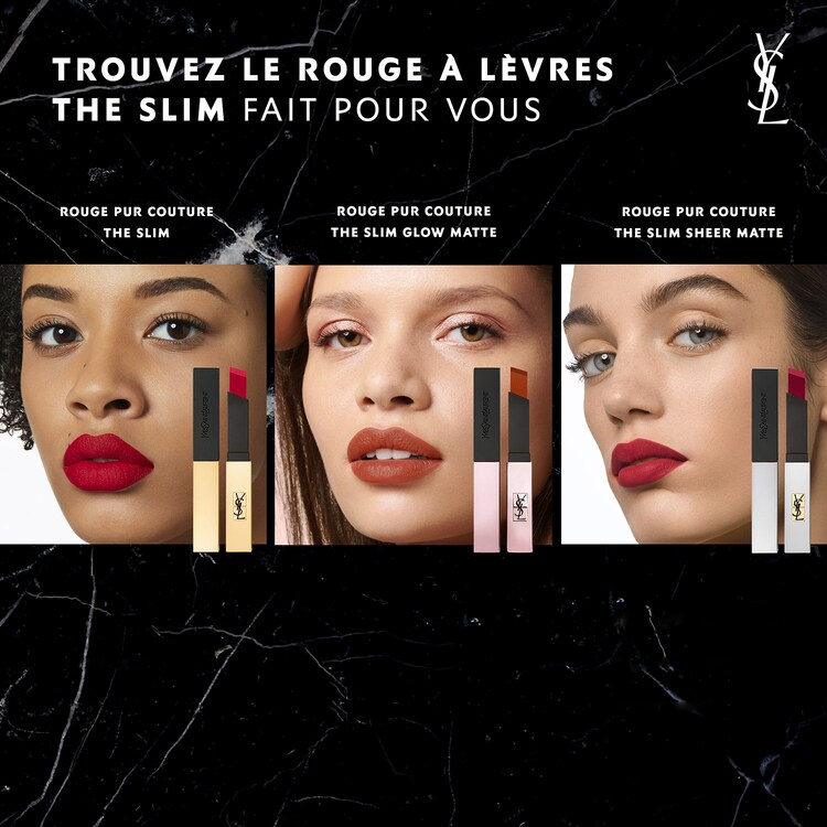 Rouge Pur Couture The Slim Sheer Matte - Rouge à lèvres semi-mat