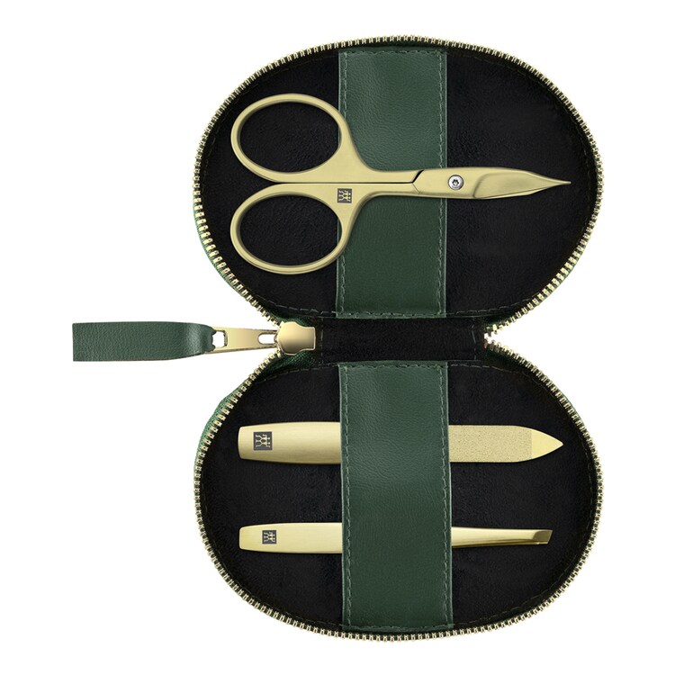 Maniküre Pediküre Set 3tlg. - mit Kombi-Nagelschere