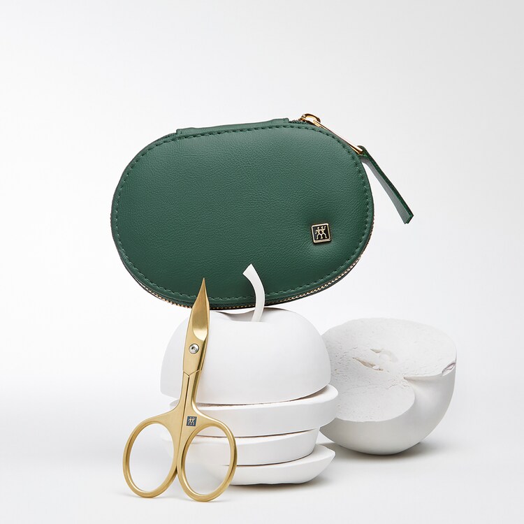 Maniküre Pediküre Set 3tlg. - mit Kombi-Nagelschere