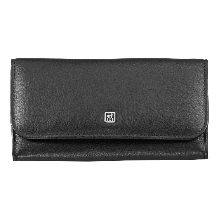 Maniküre Pediküre Set 5tlg. mit Nagelzange, Leder, schwarz