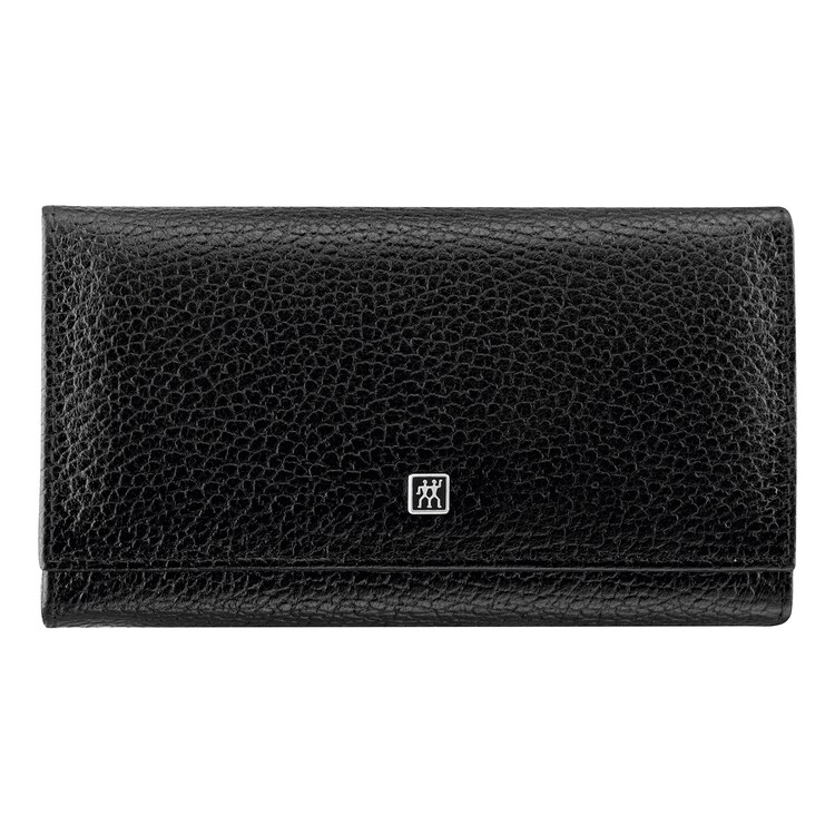 Maniküre Pediküre Set 7tlg. mit Nagelknipser, Leder, schwarz