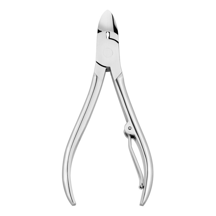 Maniküre Pediküre Set 7tlg. mit Nagelknipser, Leder, schwarz