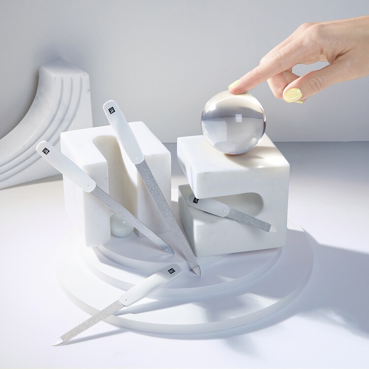 Saphir-Nagelfeile 90mm, weiß