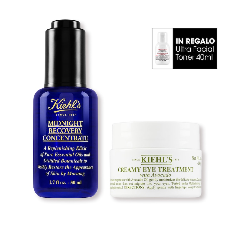 Midnight recovery serum + Avocado eye cream