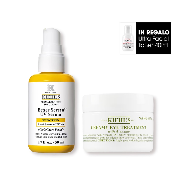 Better screen UV serum + Avocado eye cream