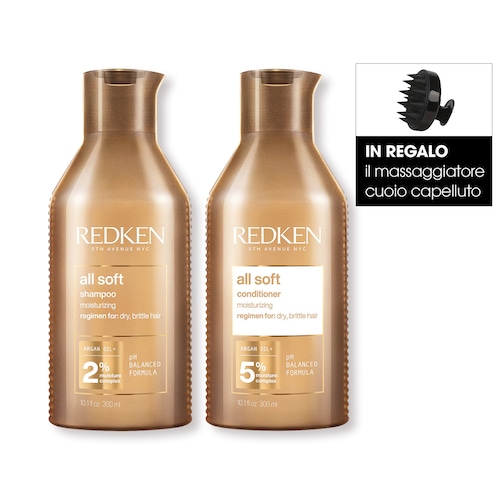 REDKEN - All Soft Shampoo + Conditioner
