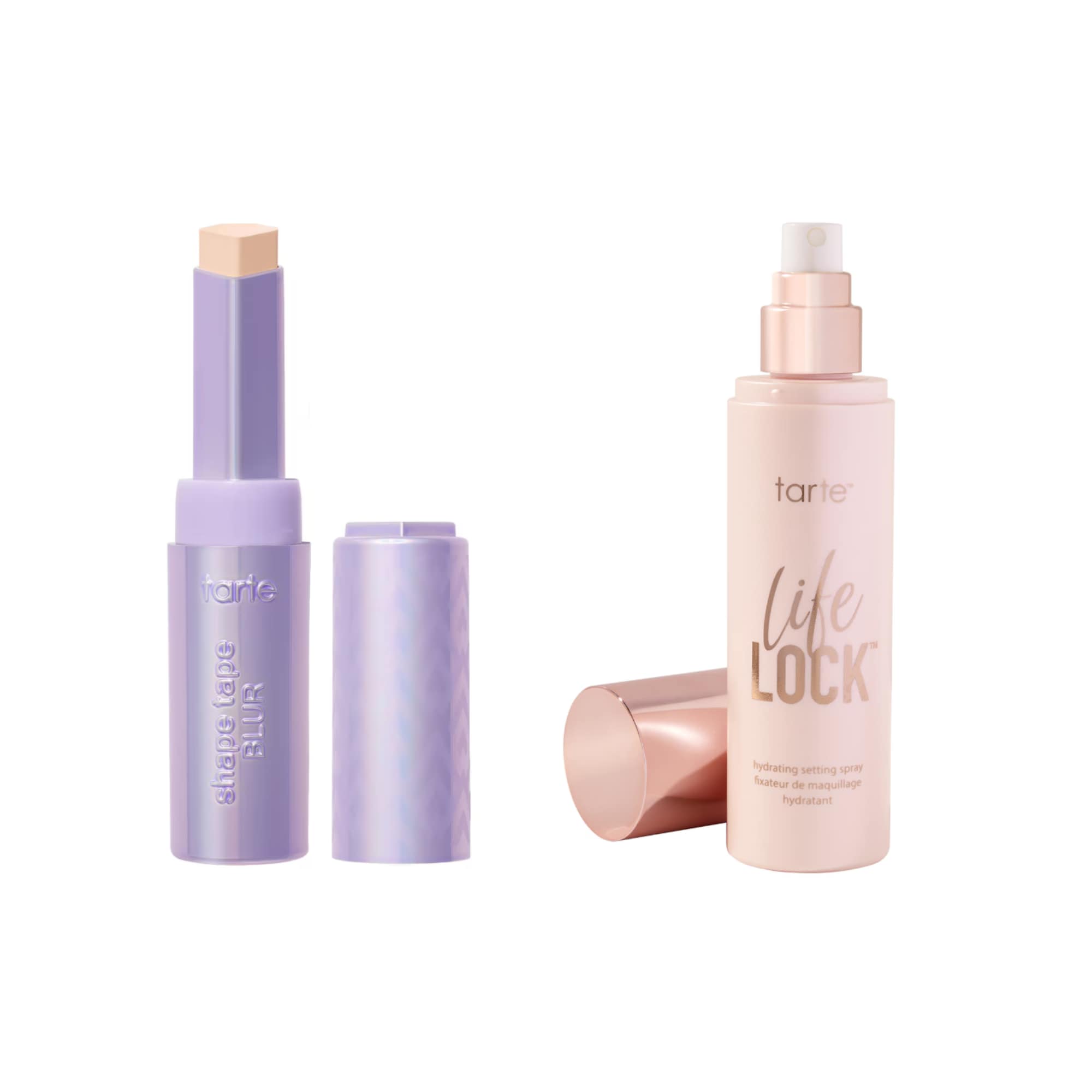 Shape Tape Corector Stick + Life Lock Setting Spray, Tarte