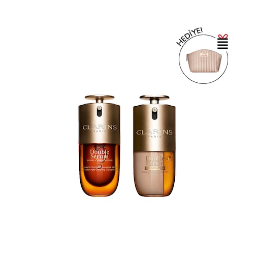CLARINS - Double Serum Fondöten & Double Serum Gen 9 Serum