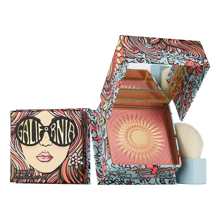 GALifornia - Colorete Benefit y polvos de sol rosa